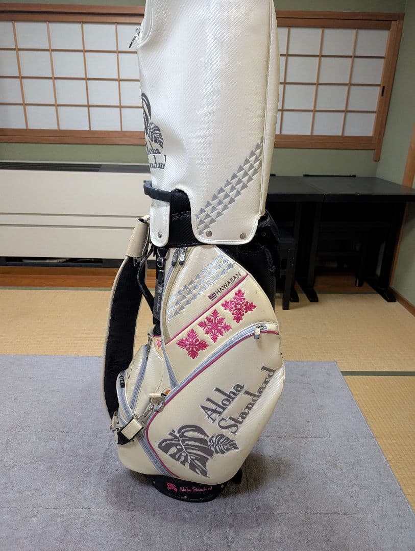 三連休限定特別割引！！ Aloha Standard ゴルフバッグ ホワイト