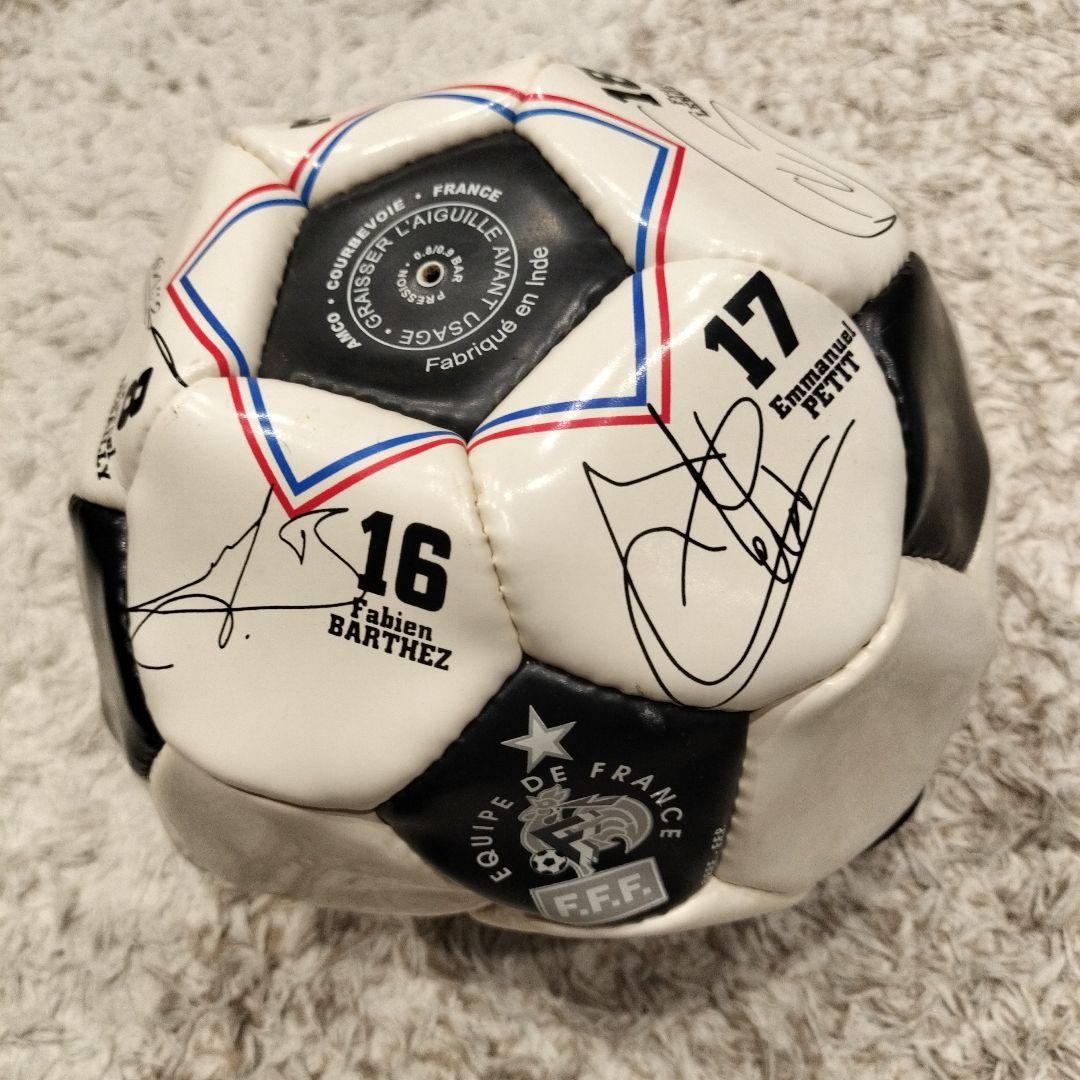 サイン入りサッカーボール フランス代表