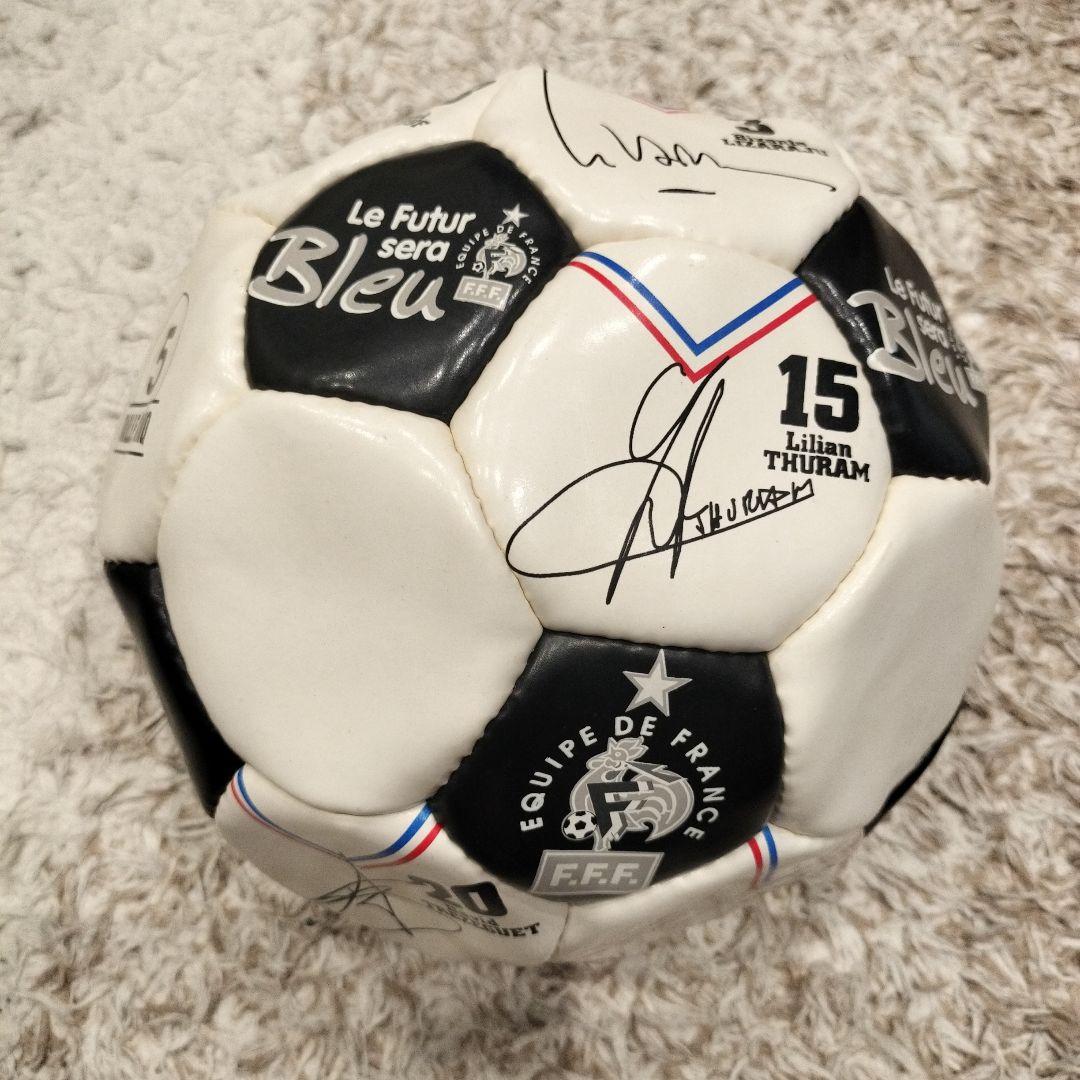 サイン入りサッカーボール フランス代表