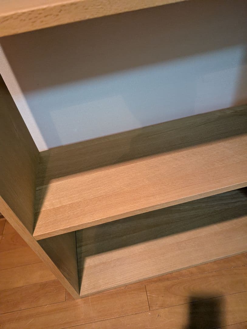 《送料込》無印良品 スタッキングシェルフワイド 5段 オーク 棚収納