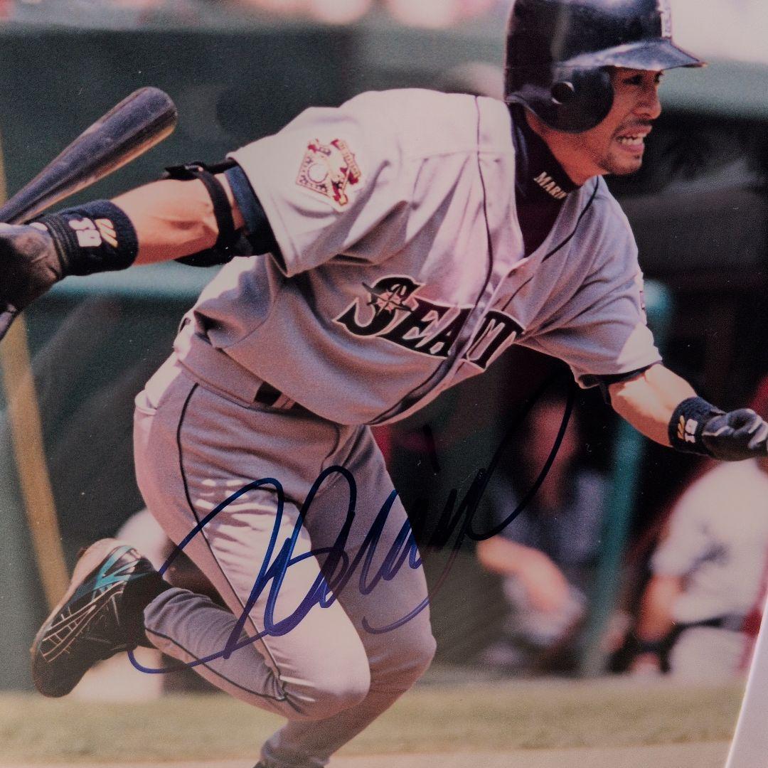イチロー選手　サイン入り写真額