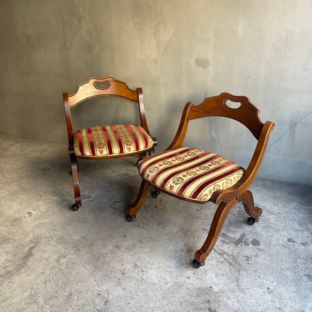 美品　ドレクセルヘリテイジ キャスターチェア 2脚セット