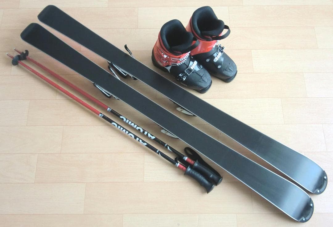 ■■送料無料■NORDICA■ジュニアスキーセット■板130靴23-23.5■■