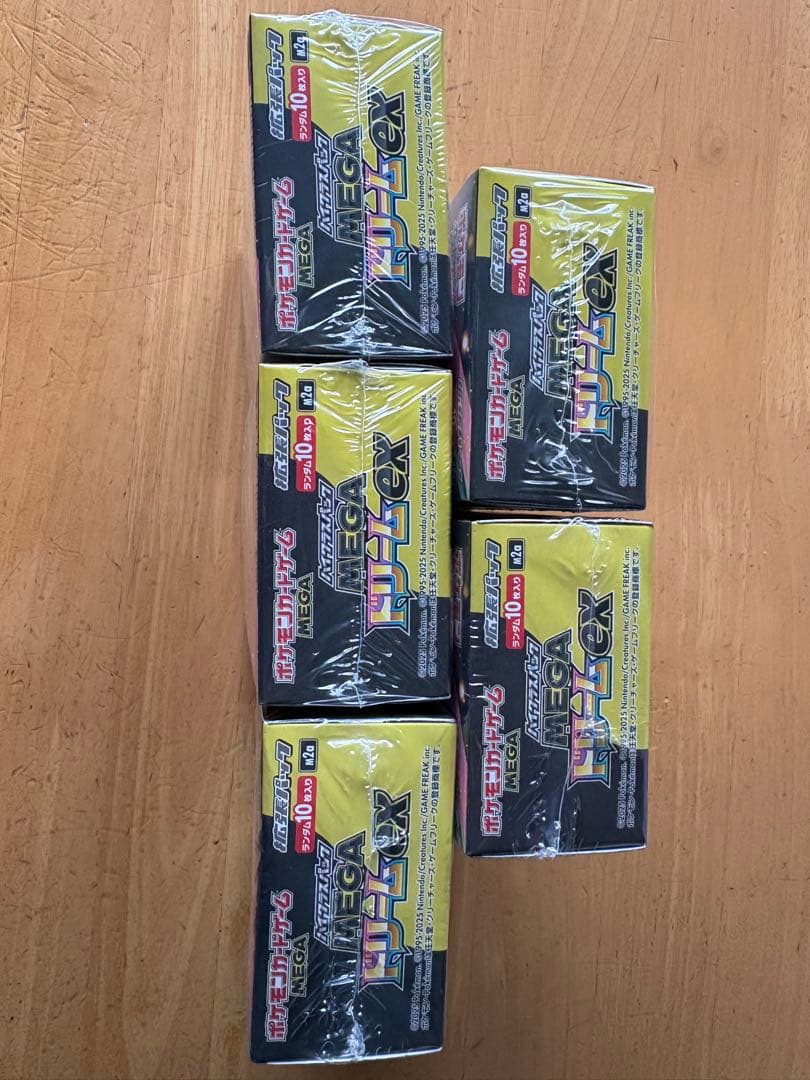 【未開封シュリンク付き】MEGAドリームex 5BOX ポケモンカード