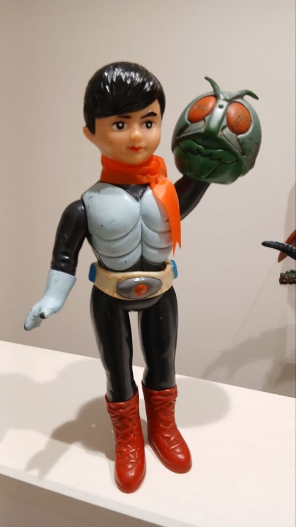 当時物　旧バンダイ　仮面ライダー　面取れ　マスク取れ　BANDAI