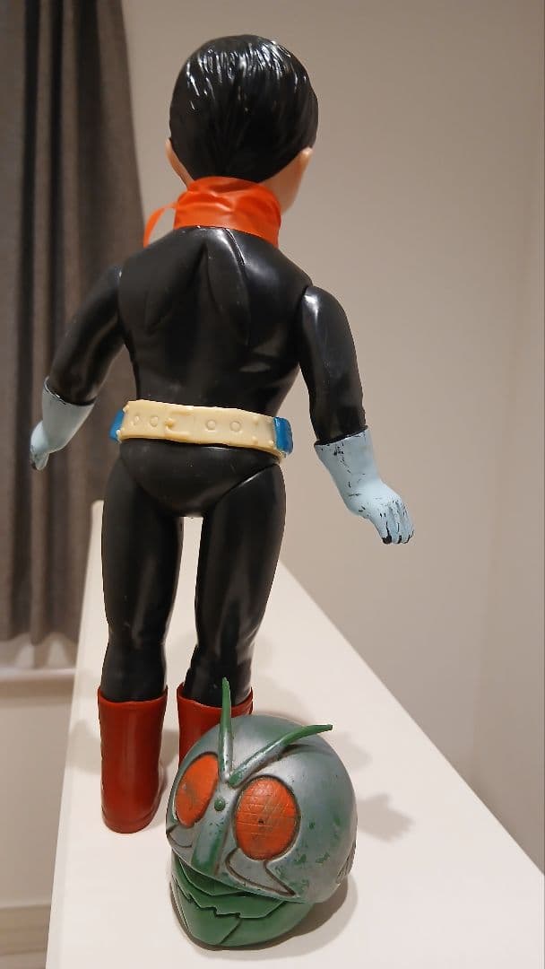 当時物　旧バンダイ　仮面ライダー　面取れ　マスク取れ　BANDAI