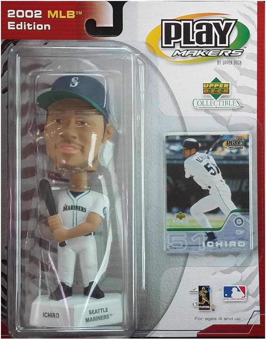 2体　イチロー首振り人形 2002 MLB ボブルヘッド / バブルヘッド