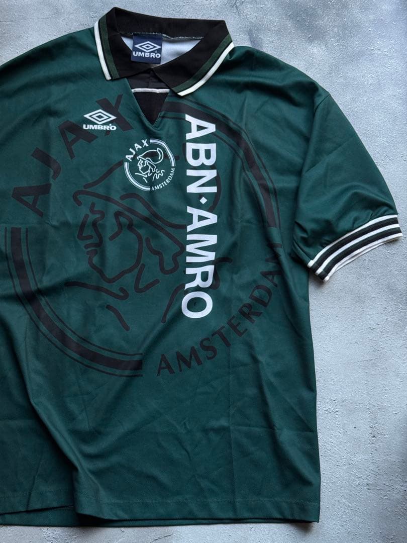 希少 UMBRO アヤックス 95-96 アウェイ ゲームシャツ