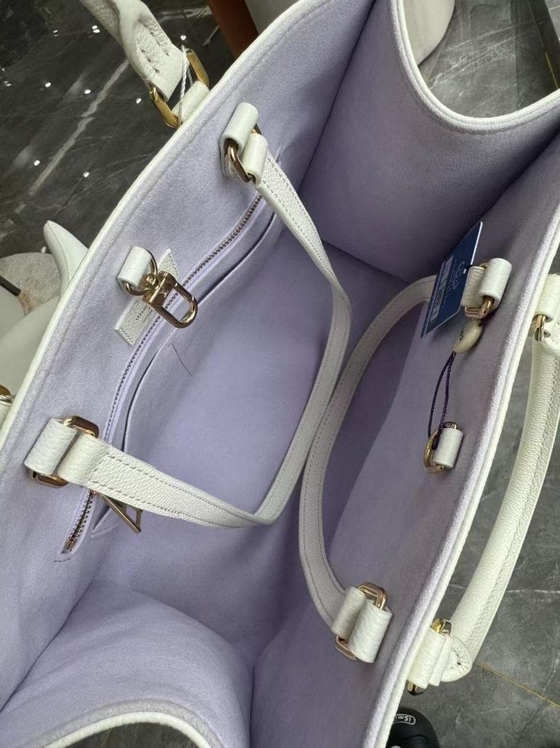 LOUIS VUITTON トートバッグ ホワイト ラベンダー~~