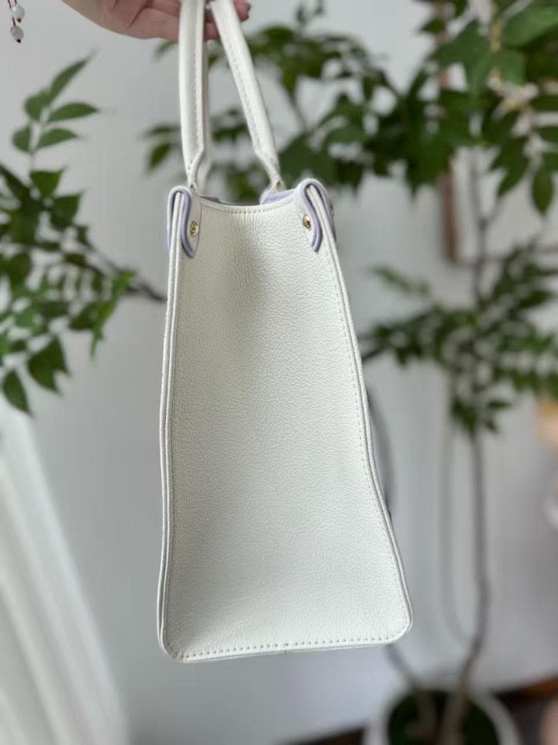 LOUIS VUITTON トートバッグ ホワイト ラベンダー~~