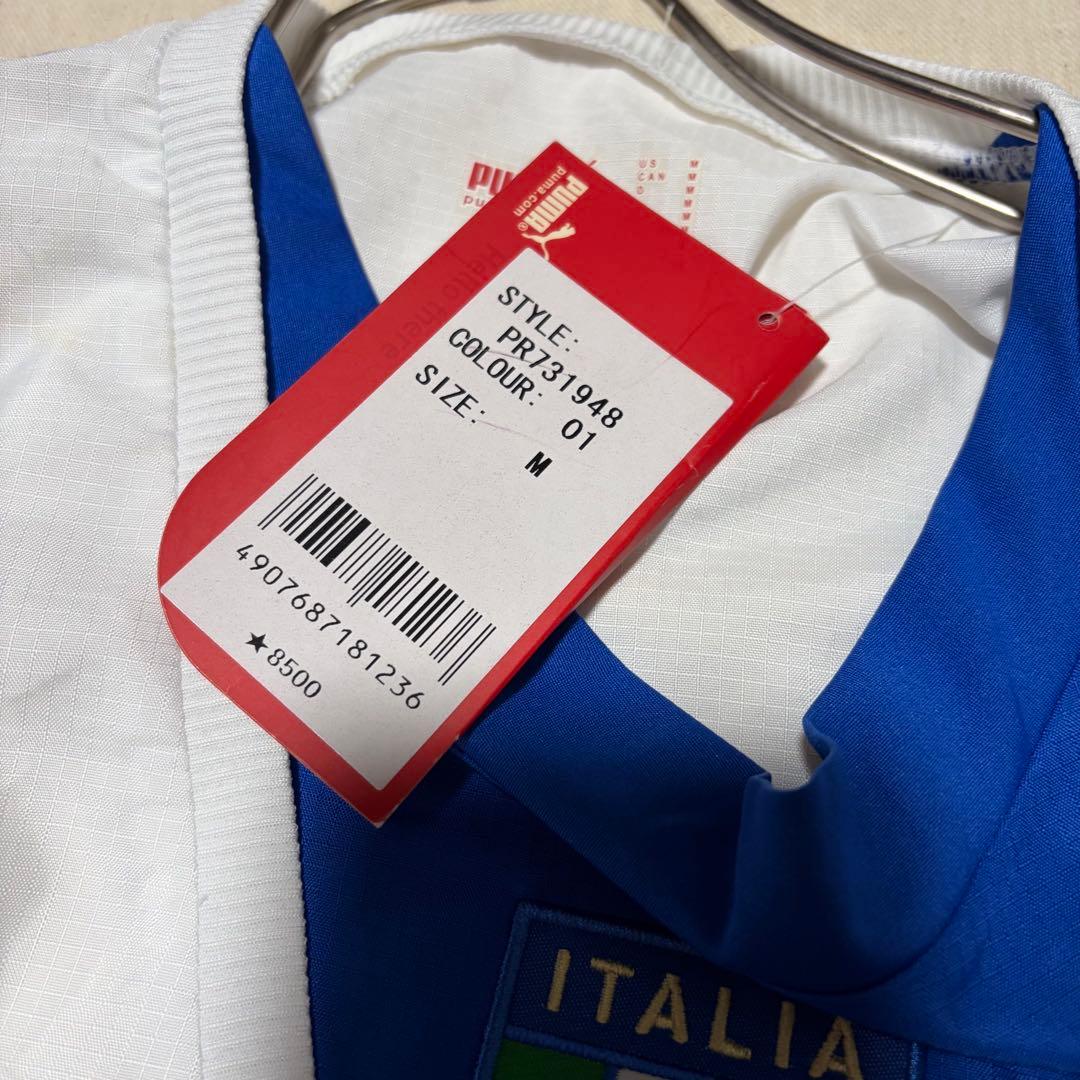 PUMA イタリア代表 ユニフォーム FIGC 白 M タグ付き半袖ゲームシャツ