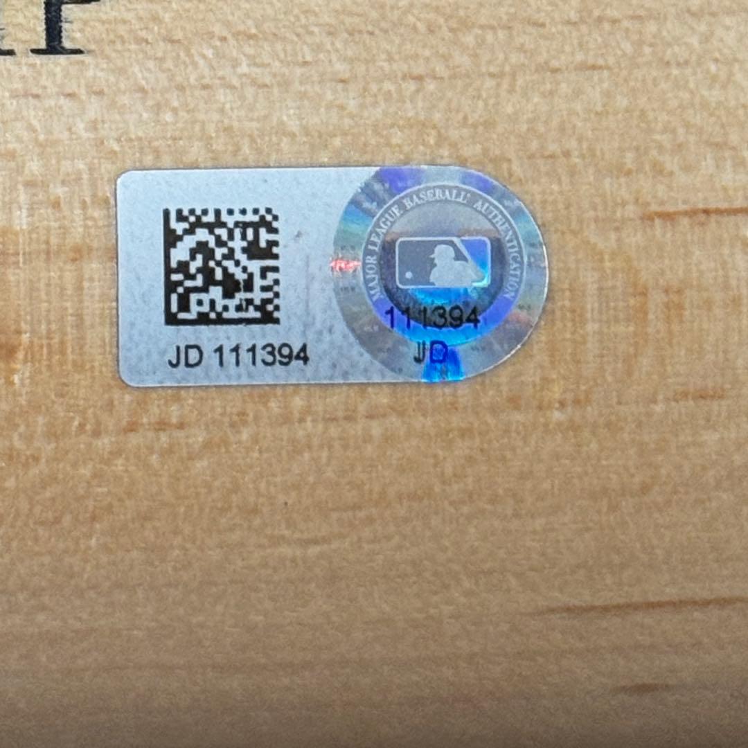 カイル タッカー 直筆サイン バット MLB ホログラム Old Hickory