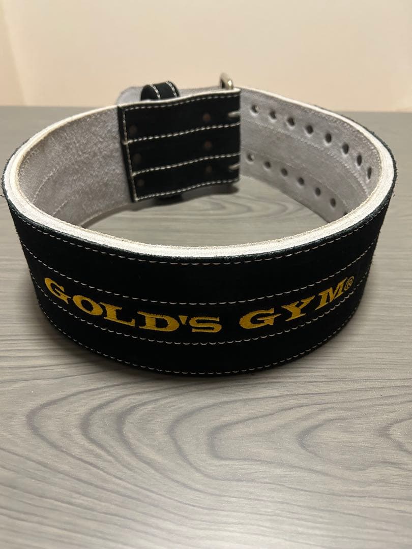 ゴールドジム(GOLD`S GYM) パワーベルト ダブルピン G3352 M