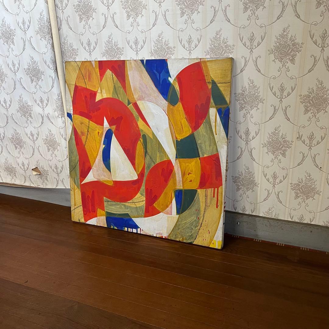 【蔵出し】アート作品 絵画 抽象画 美術品 骨董品 古美術 オブジェ インテリア