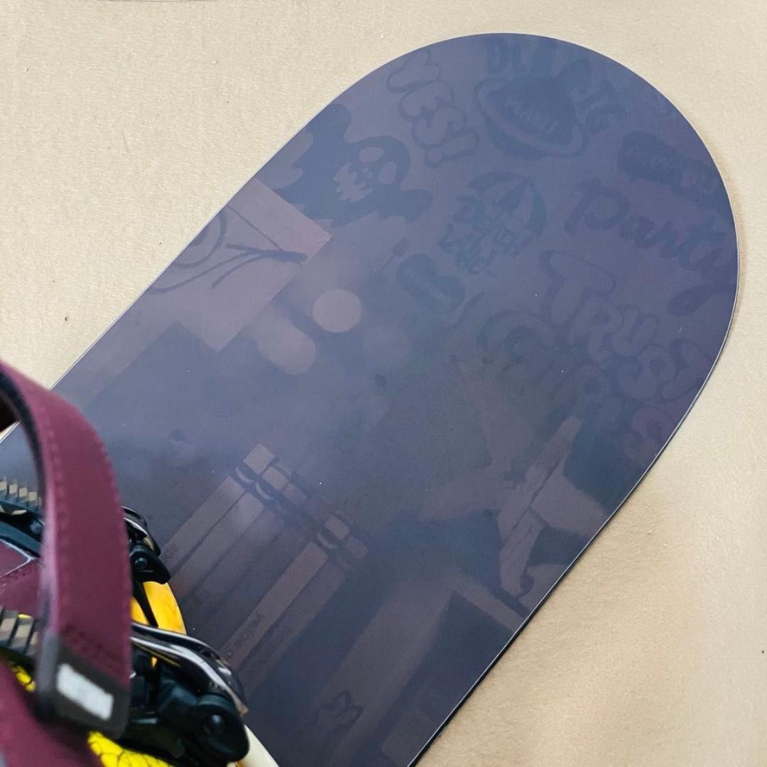 DEATH LABEL FLUX BURTON 137cm スノーボード 3点