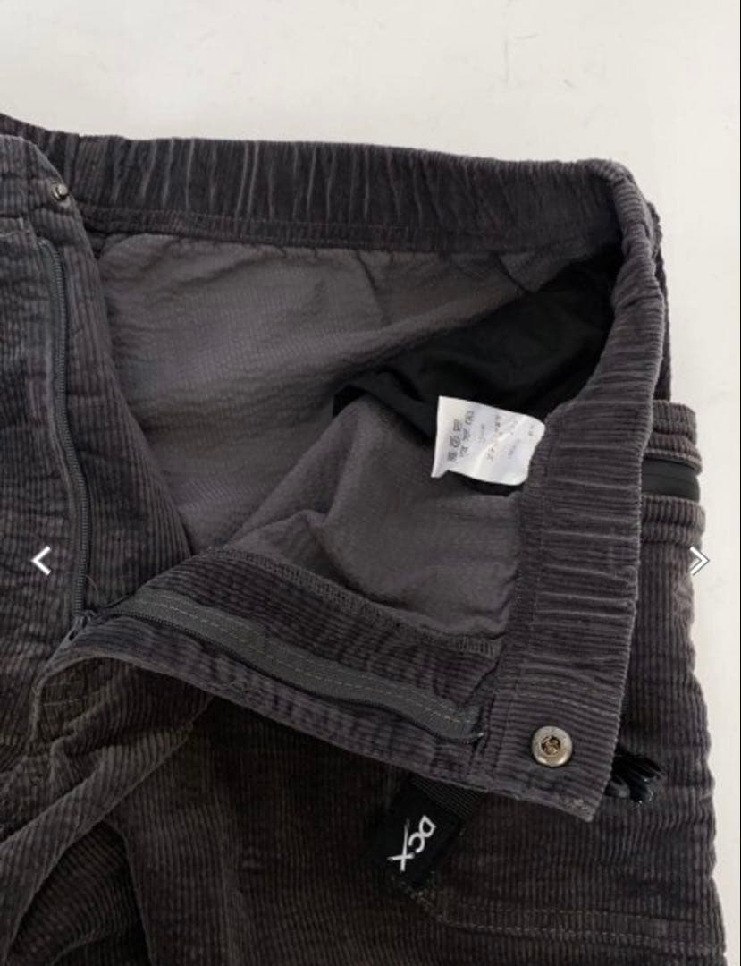 DCX DRT コーデュロイパンツ　グレー　XL