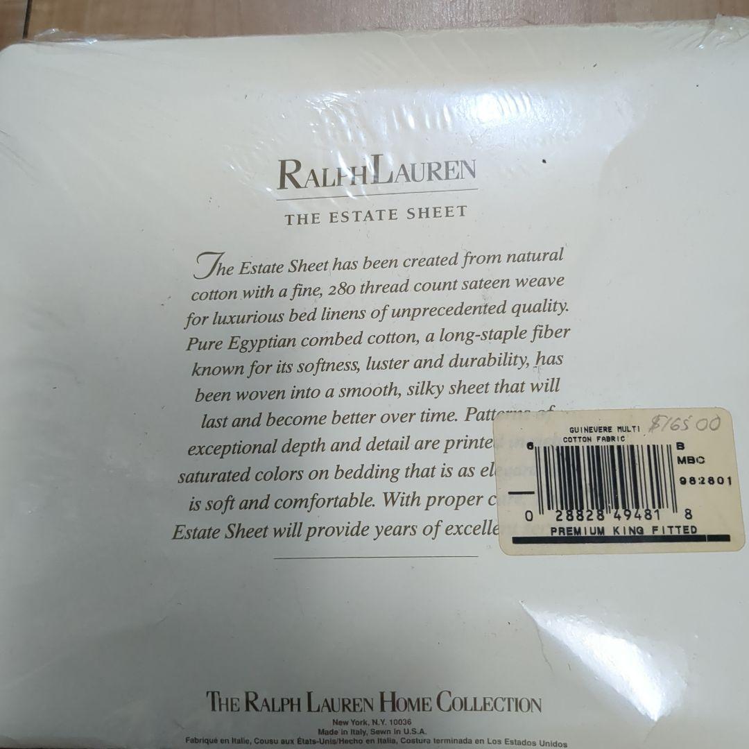 ラルフローレン Ralph Lauren キングサイズボックスシーツ