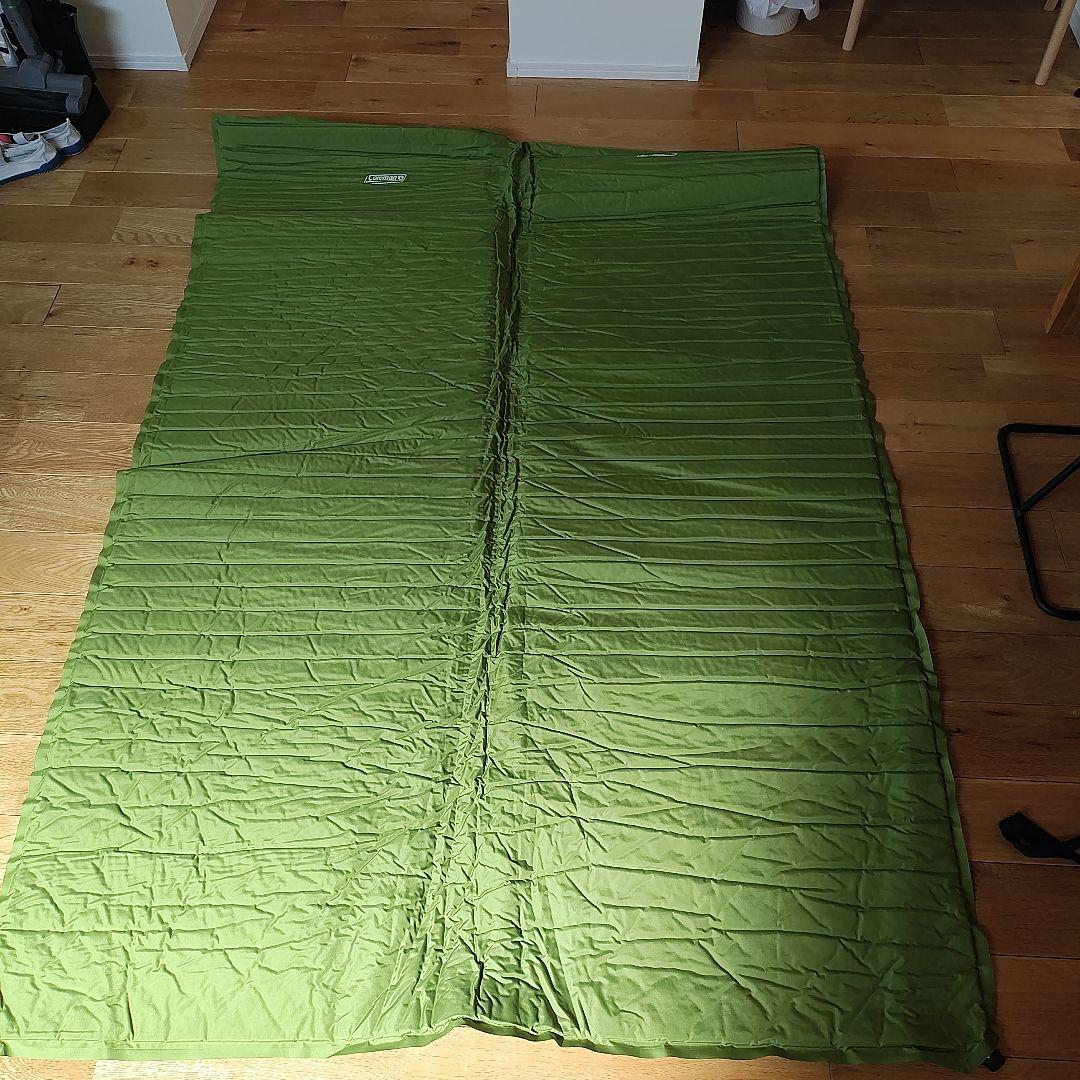 Coleman インフレーターマット　ダブルサイズ　緑