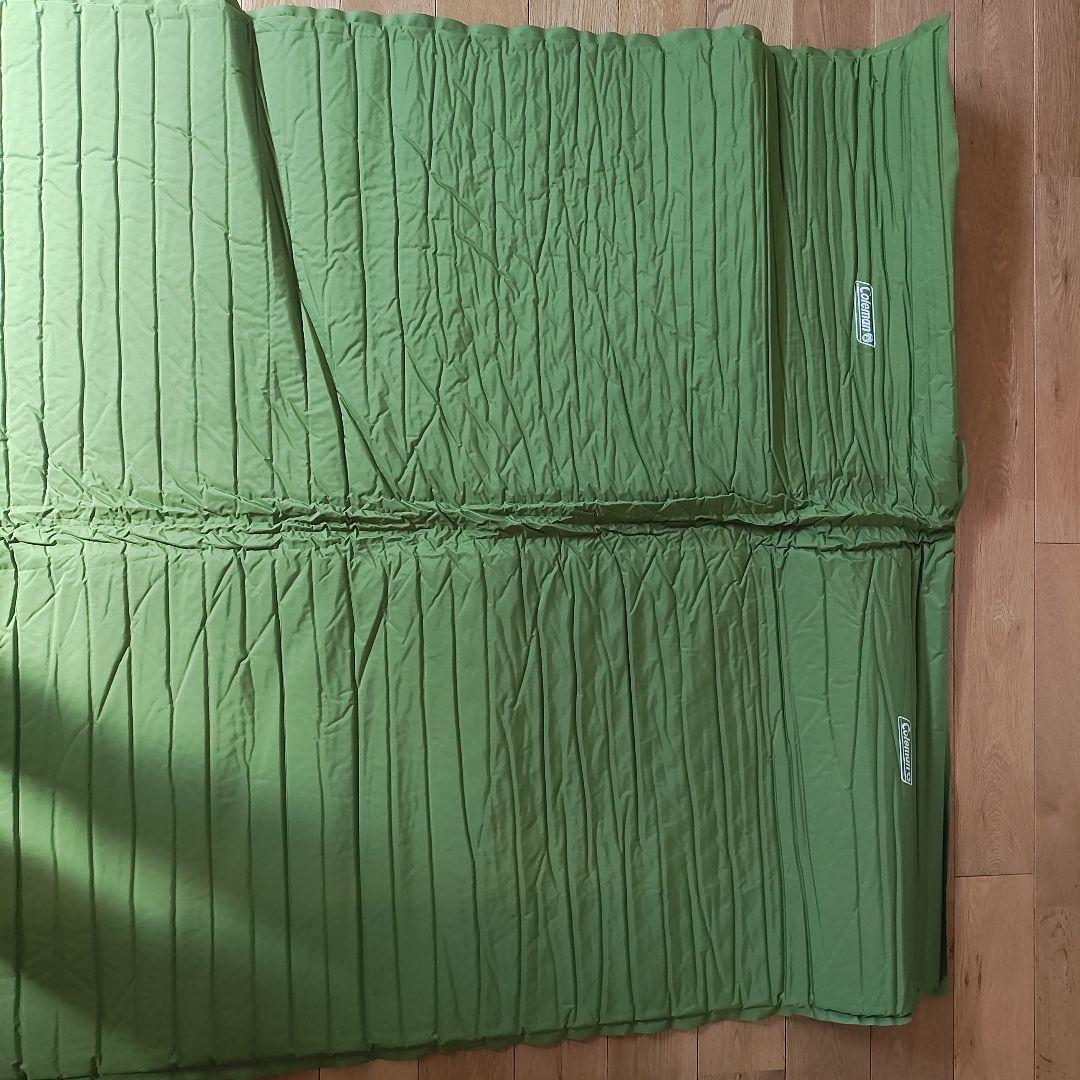 Coleman インフレーターマット　ダブルサイズ　緑