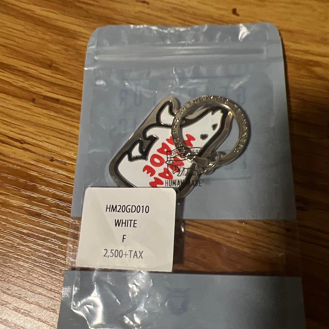 Human made HM20GD010 ホワイト アクリルキーホルダー