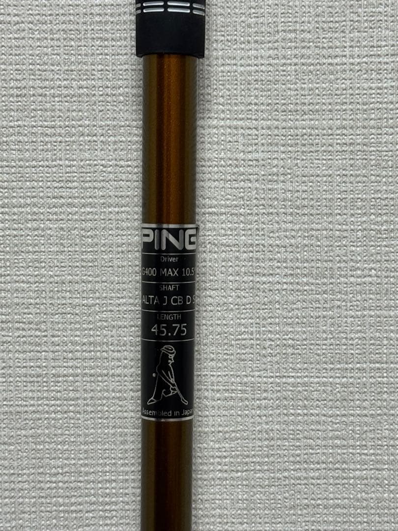 ALTA JCB PING G400 ドライバー用シャフト FLEX S