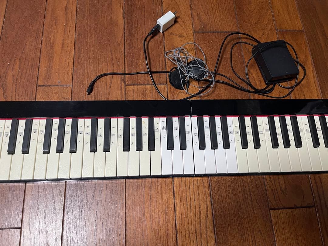 Longeye FOLD 電子ピアノ88鍵盤 折り畳み式 デジタルピアノMIDI