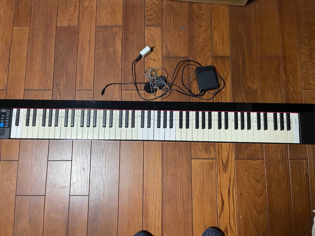 Longeye FOLD 電子ピアノ88鍵盤 折り畳み式 デジタルピアノMIDI