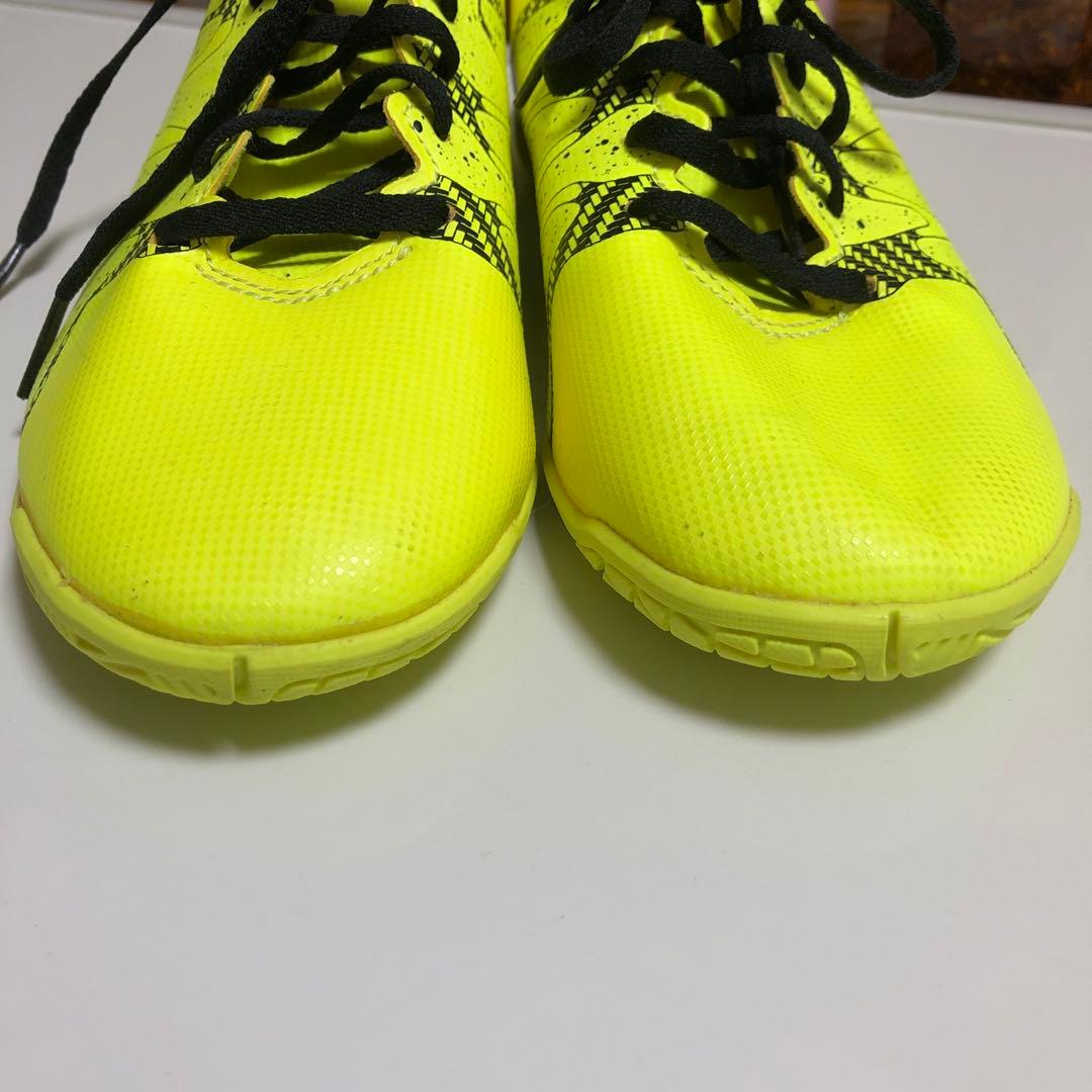 adidas X 15.4 フットサルシューズ イエロー 15.4