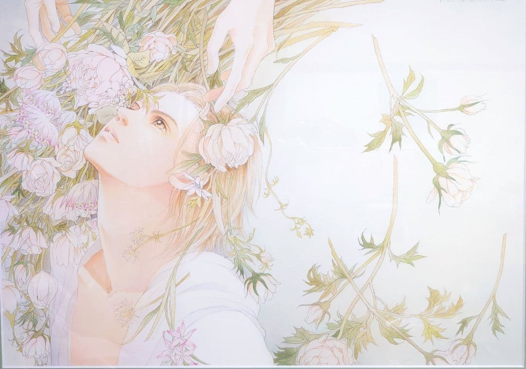 清水玲子原画展　秘密　複製原画　サイン入