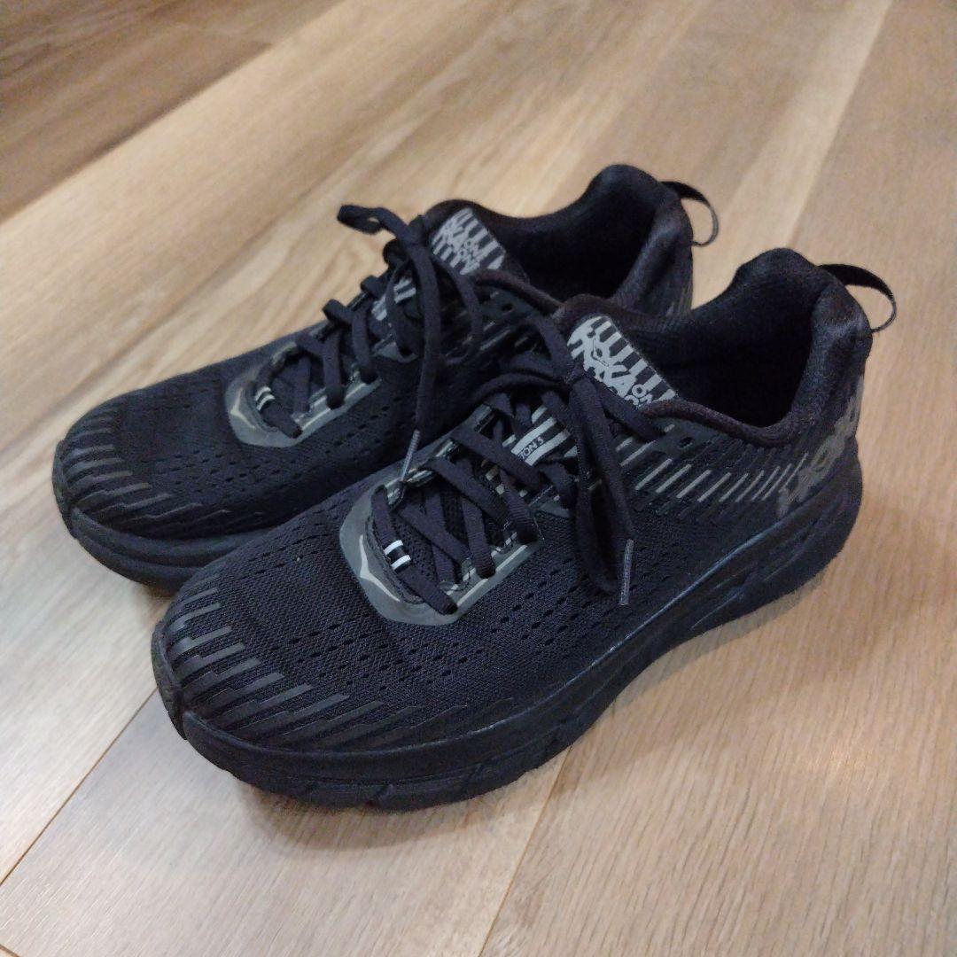 HOKA クリフトン5 ランニングシューズ ブラック