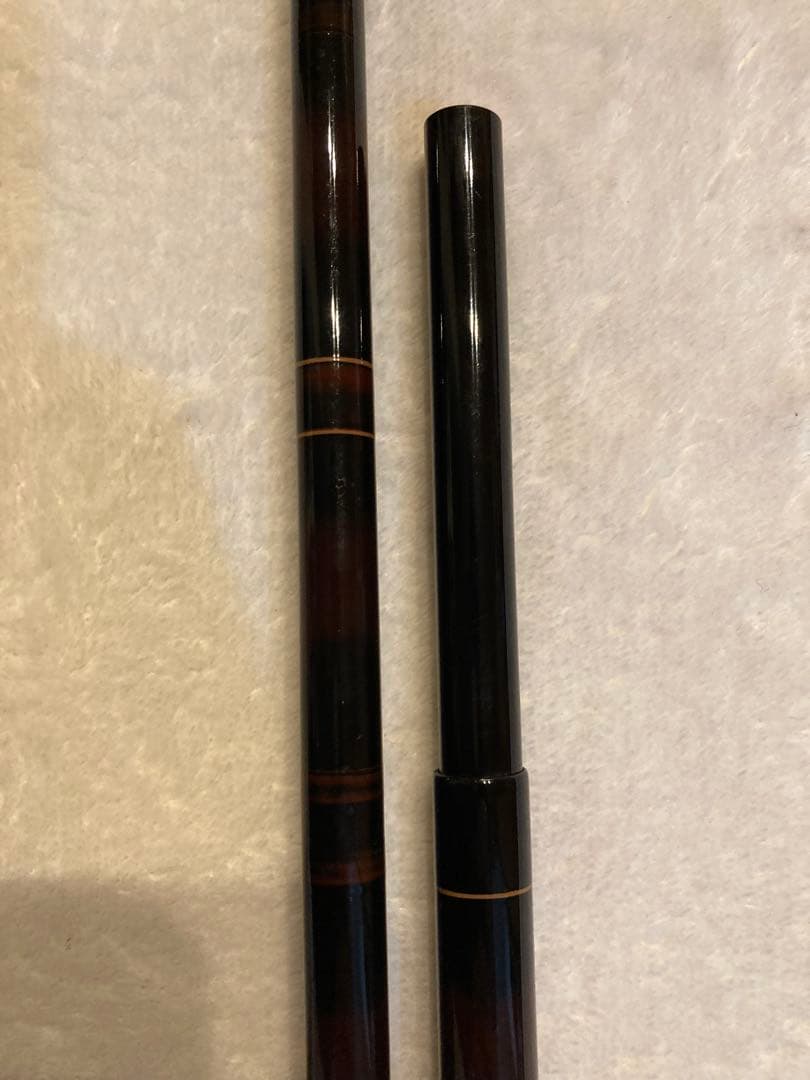 美品　Daiwa 竿掛 総塗り一本半物　ヘラブナ　袋なし
