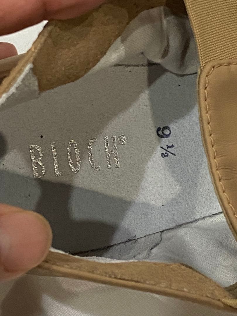BLOCH ジャズシューズ 9 1/2 ベージュ