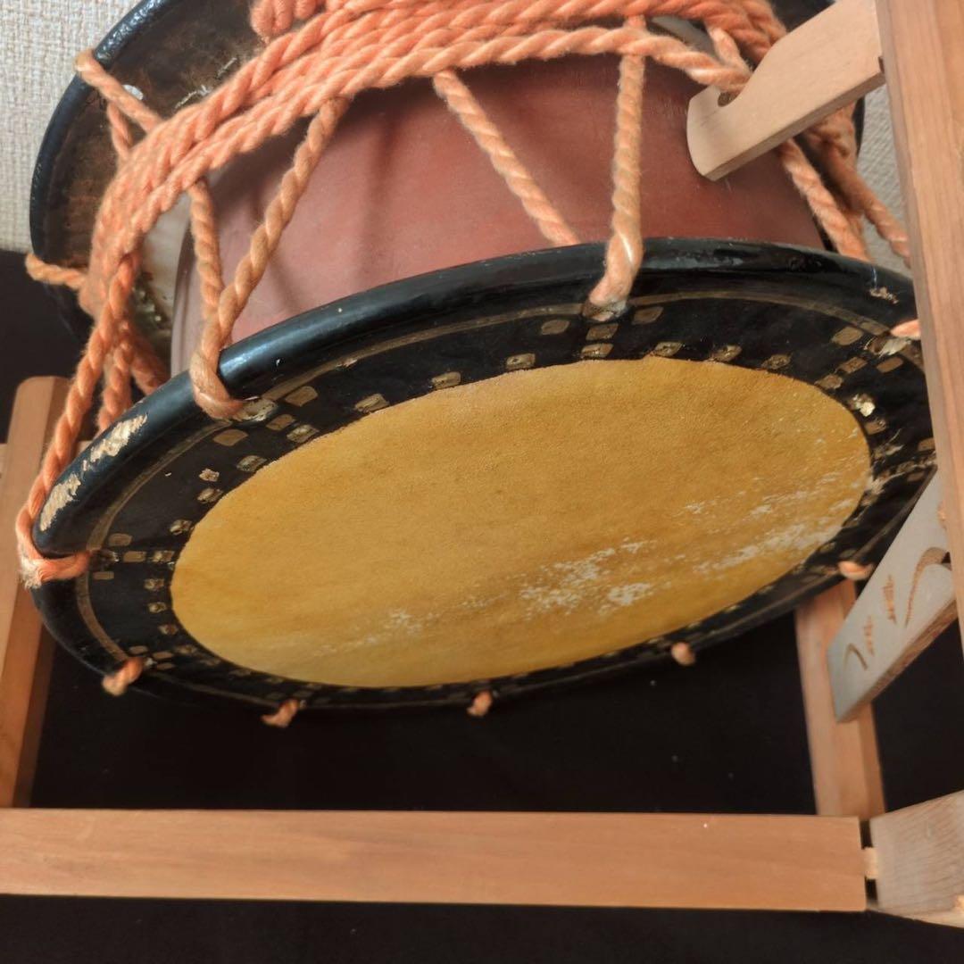 和太鼓 締太鼓 締太鼓台（下方台）付き