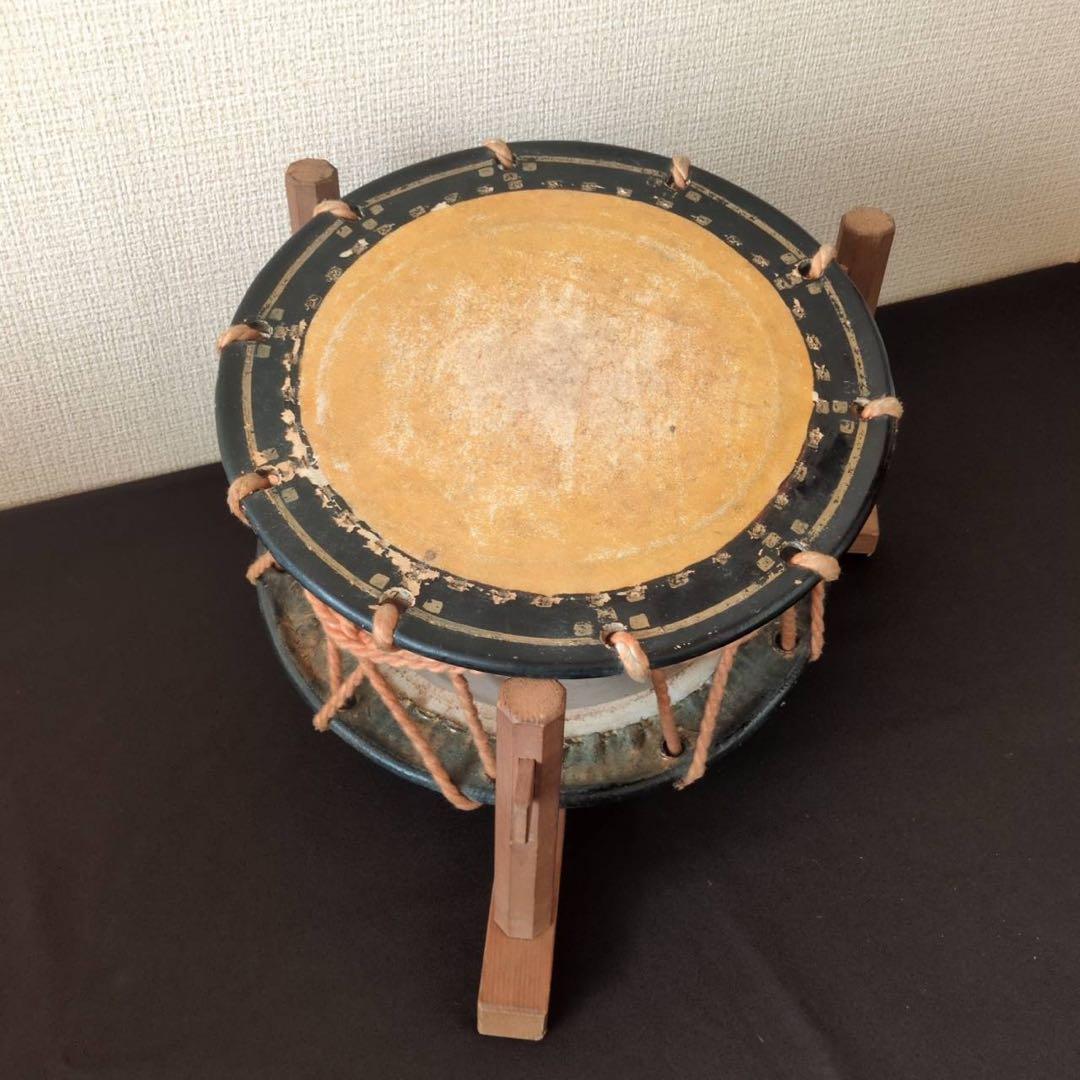 和太鼓 締太鼓 締太鼓台（下方台）付き
