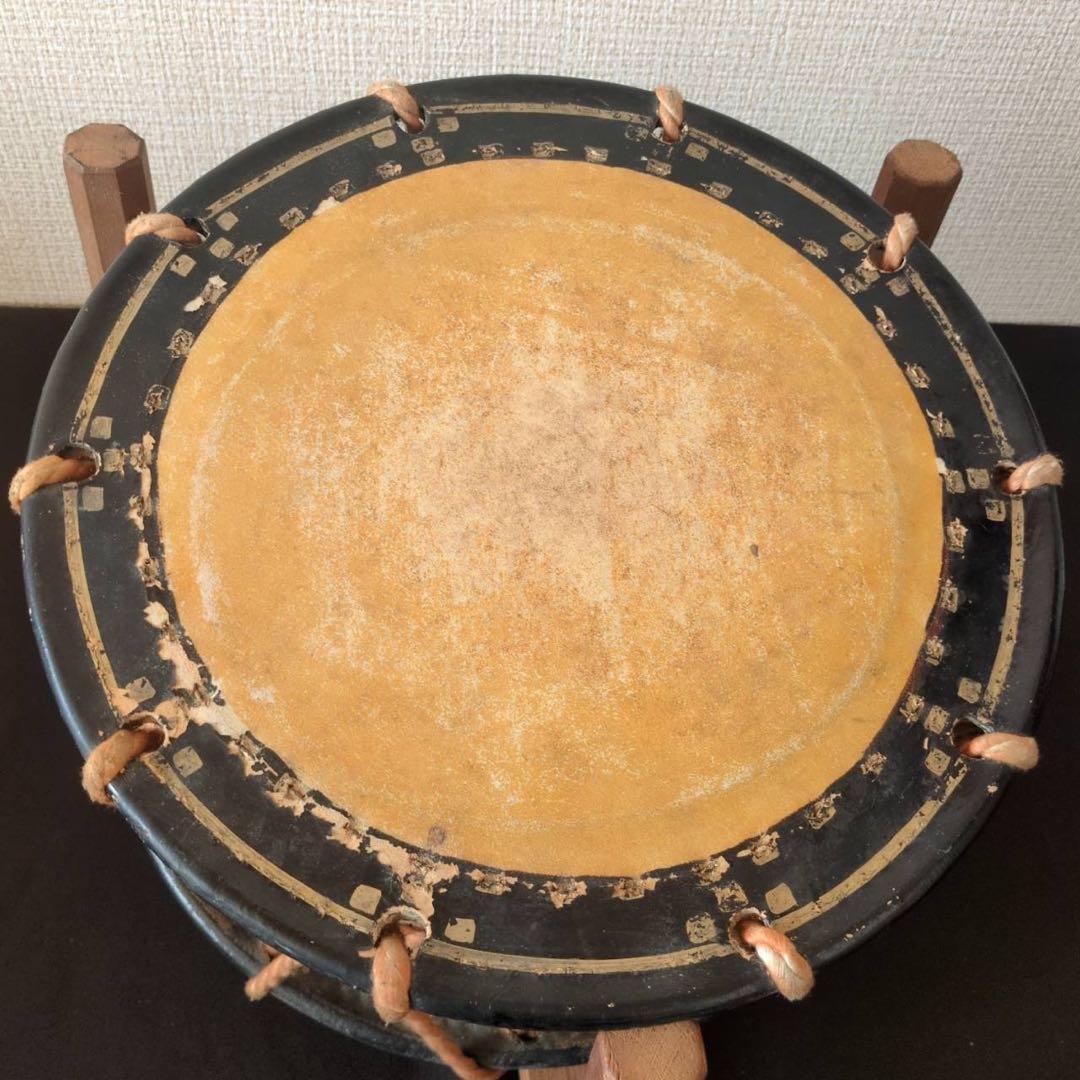 和太鼓 締太鼓 締太鼓台（下方台）付き