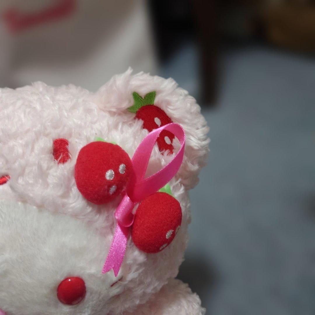 ハローキティぬいぐるみМピンクリボン