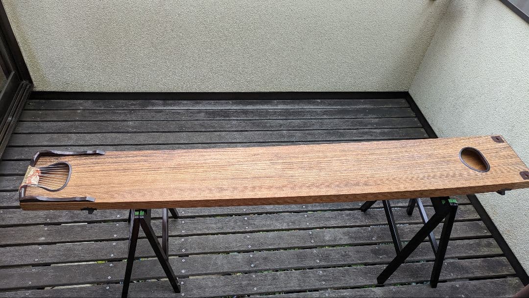 琴=箏 十三絃 楽器に相応しい天然素材の琴柱.布張りの専用ケース