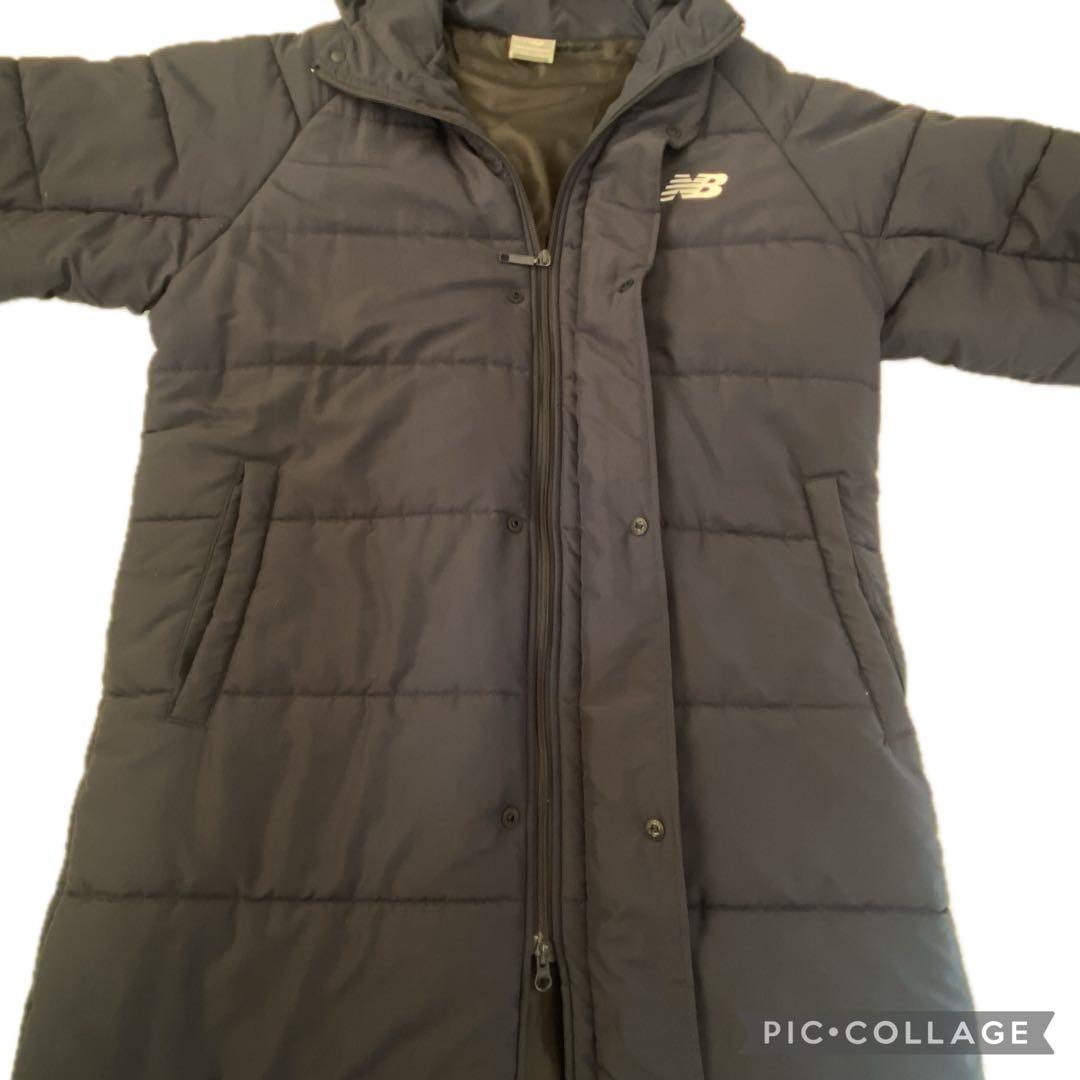【美品】New Balance ネイビー ベンチコート　2XL