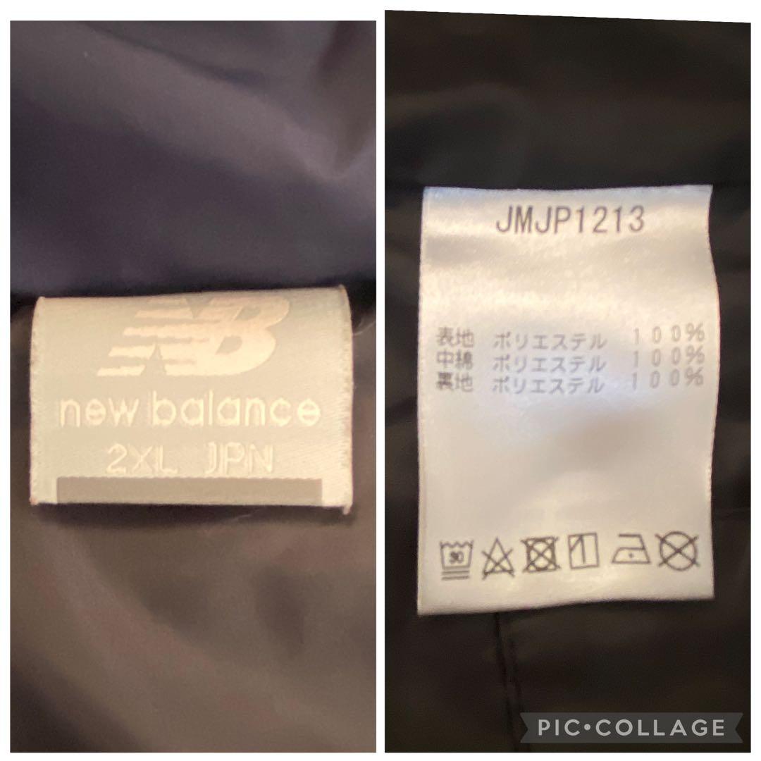 【美品】New Balance ネイビー ベンチコート　2XL