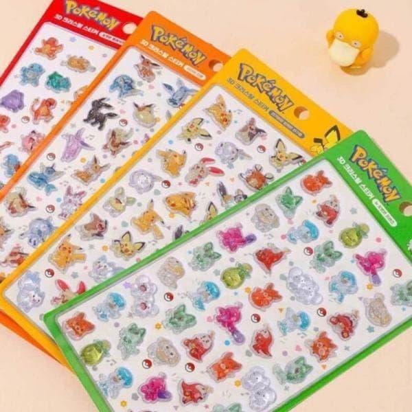 韓国限定 ポケモン ドロップシール ４種コンプリートセット×２セット