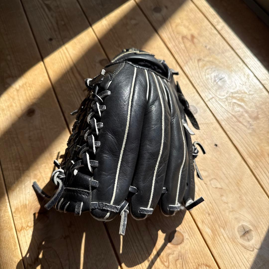 Mizuno 黒 レザー グローブ