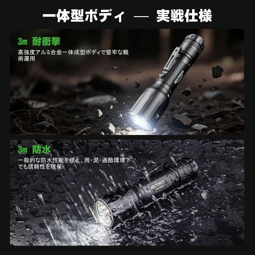 【未使用品】NEXTORCH ta30d max LED 懐中電灯 高輝度