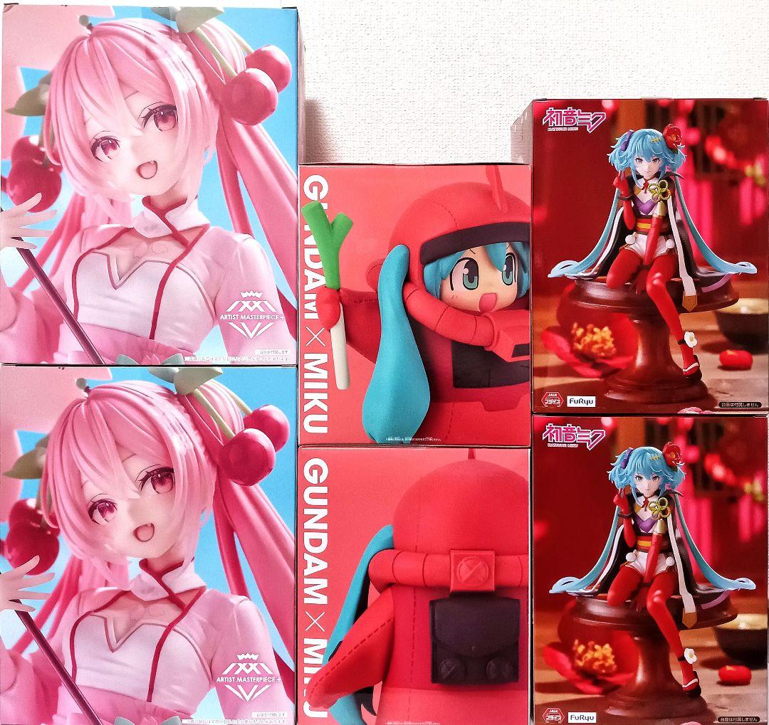 初音ミク 桜ミク シャアザク フィギュア まとめ売り 計６個