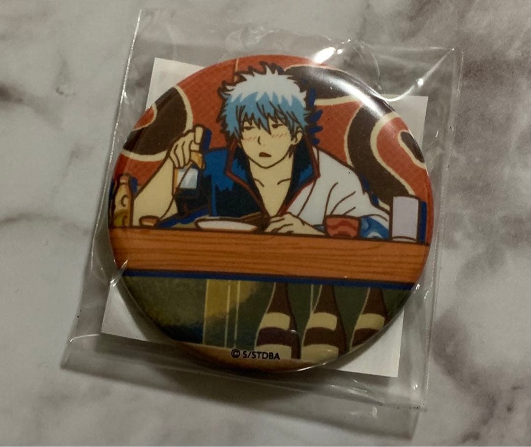 銀魂 J-WORLD 景品 缶バッジ(坂田銀時)