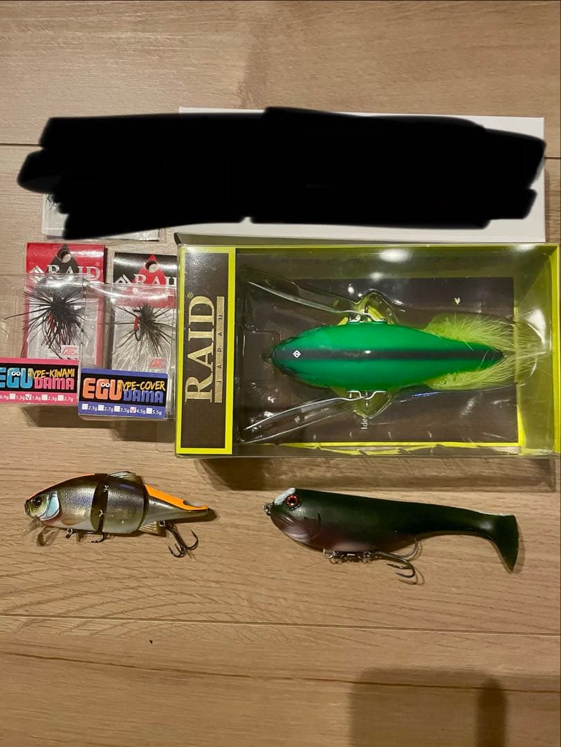 ビッグベイトセット　レイドジャパンデカダッジ マドタチギミキン　スイングマイキー