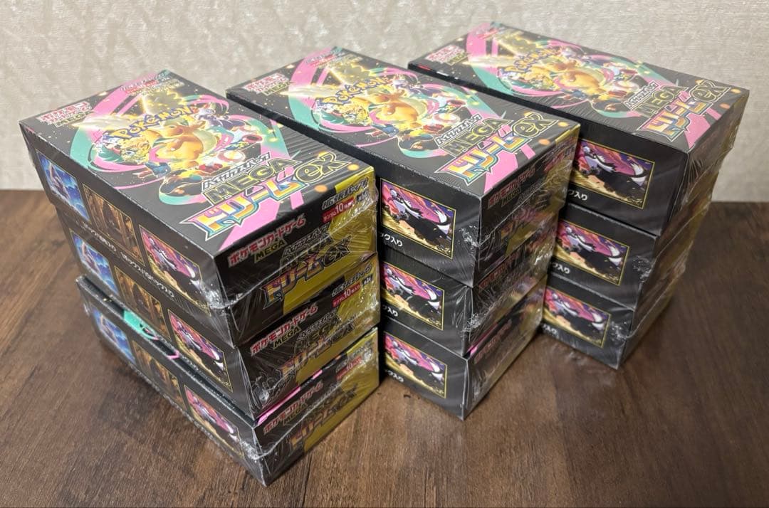 シュリンク付きポケモンカードゲームMEGAドリームex 9BOX