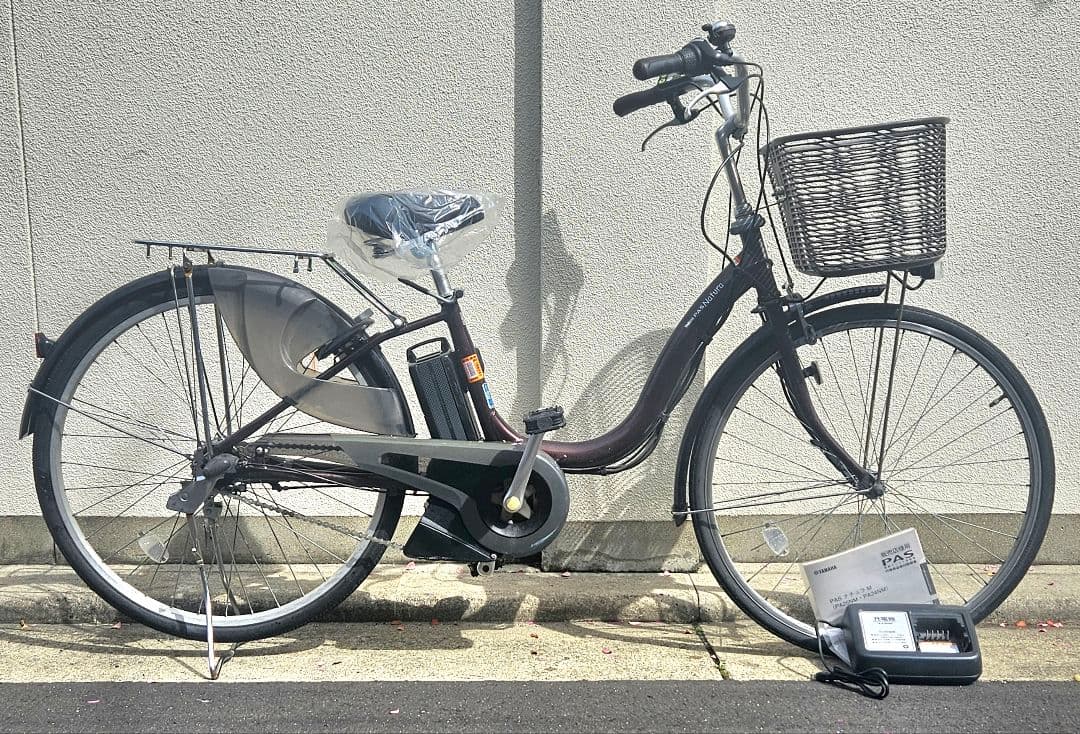 ヤマハ製♪電動アシスト自転車♪Pas ナチュラ♪ブラウン