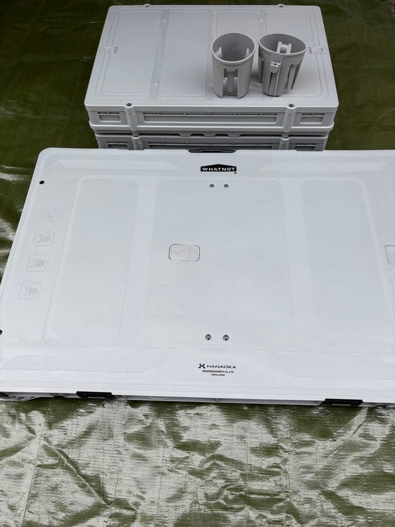 WHATNOT 花岡車輌 FLAT CART DINING コンテナ2個セット