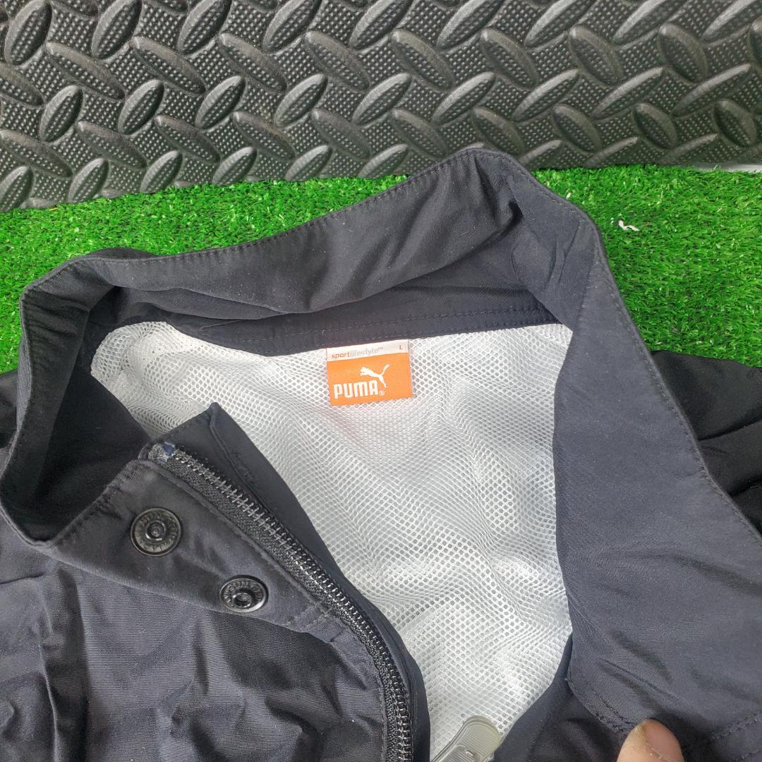 ■PUMA/プーマ ゴルフ メンズ レインウエア上下セット 雨カッパ 収納袋付き