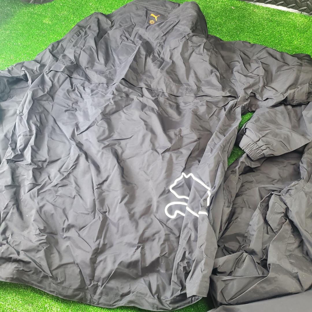 ■PUMA/プーマ ゴルフ メンズ レインウエア上下セット 雨カッパ 収納袋付き